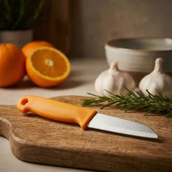 Nůž na zeleninu a ovoce Tadar 7,5 cm oranžový