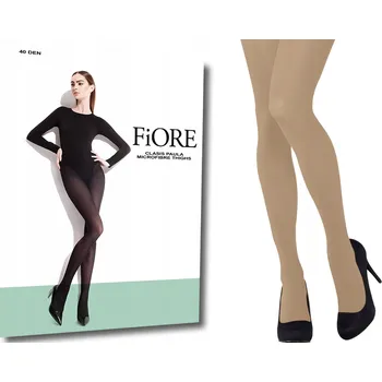 Dámské punčochy Punčocháče hladké Fiore PAULA 40den béžová LIGHT NATURAL velikost 6