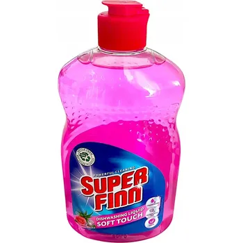 Mycí prostředek Růžový prostředek na mytí nádobí Super Finn Preparat 500 ml