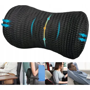 Polštář BEDERNÍ ORTOPEDICKÝ POLŠTÁŘ DO AUTA NA SEDADLO ŽIDLE PAMĚŤOVÁ PĚNA