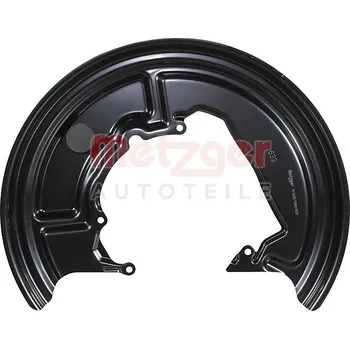 Brzdový systém Ochranný plech proti rozstřikování, brzdový kotouč METZGER 6115655