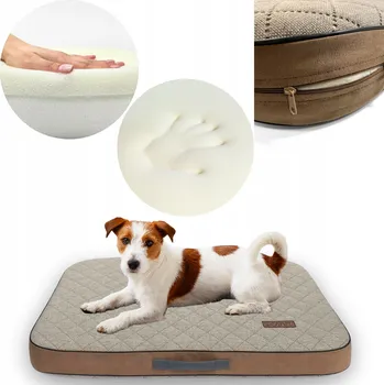 Pelíšek pro psa Ortopedické Pelíšek DOTTY. Ortopedická Matrace pro psy s paměťovou pěnou