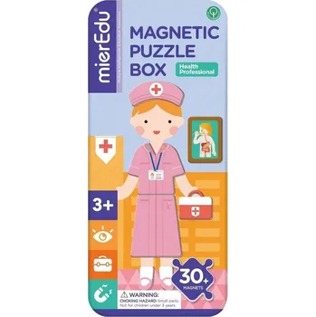Puzzle Puzzle NEW 32 dílků MierEdu Cestovní magnetické puzzle - učitelka