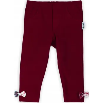 Dívčí vínové legíny Nicol, velikost vel.