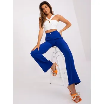 Dámské kalhoty Dámské kalhoty se širokými nohavicemi RAKAL kobaltové