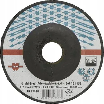 Brusný kotouč WURTH Brusný kotouč na ocel 125 x 6,0 x 22,2 mm, 25 ks