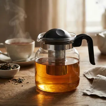 Konvice na čaj Skleněná konvice na čaj s infuzérem TADAR Sintra 1,3 l