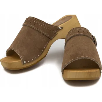 Dámské spodní prádlo Dřeváky kožené zdravotní obuv Clogers