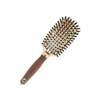 Olivia Garden Expert Care Flex Termální keramický kartáč s kančími štětinami