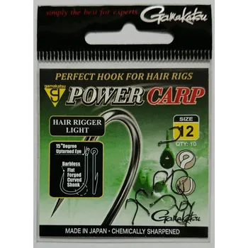 Rybářský háček Zemní Háčky Gamakatsu POWERCARP 10 ks