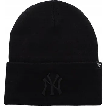 Čepice 47 Brand zimní čepice beanie černá, univerzální velikost