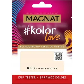 barva na zeď Barva latexová barva Magnat 0,03 l Lehce krémová matná