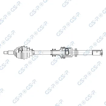 Poloosa kola Hnací hřídel - poloosa GSP 203826