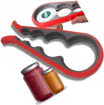 Otvírák OTVÍRÁK NA LÁHVE ZAVAŘOVACÍ LÁHVE A ŠROUBOVACÍ VÍČKA WEKÓW DEKLI UNIVERZÁLNÍ NASTAVITELNÝ 4v1