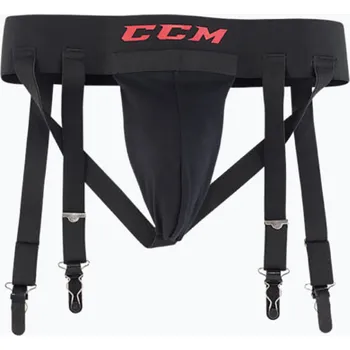 Suspenzor Dětský brankářský suspenzor CCM Jock Combo JR black