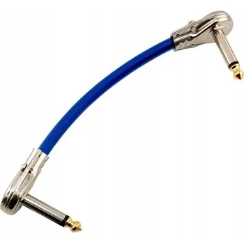 Audio kabel Kabel patch s úhlovým konektorem Jack 6,3 mm, 25 cm