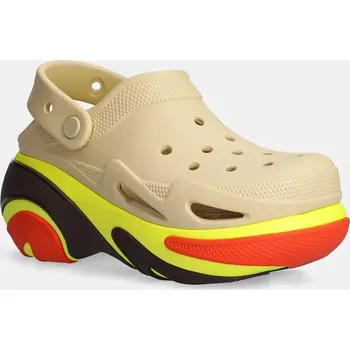 Dámské pantofle Pantofle Crocs Bubble Crush Clog, 39/40, béžová, 12X