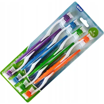 Zubní kartáček Zubní kartáčky MEDIUM Kartáček Sada 8 kusů