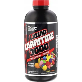 Spalovač tuku Spalovač tuku Nutrex Liquid Carnitine 3000 tekutý, příchuť lesní plody, 480 ml