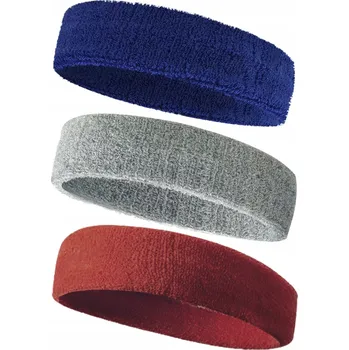 Čelenka SADA 3x ČELENKA do VLASŮ na BĚH, TENIS, SPORTOVNÍ UNISEX