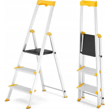 Žebřík Žebřík DRABEST z hliníku 1 x 3 až 150 kg