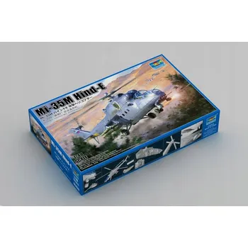 Plastikový model Trumpeter 05830 Vrtulník Mil Mi-35M Hind-E model vrtulníku 1/48