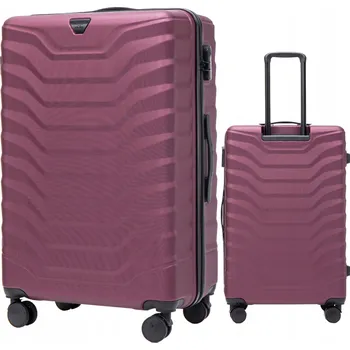 WINGS Kufr VELKÝ odbavený CESTOVNÍ ZAVAZADLO do letadla XXL z ABS plastu