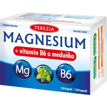 Doplněk stravy TEREZIA Magnesium + vitamin B6 a meduňka cps.120