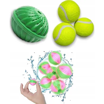 Koule do sušičky TENISOVÉ MÍČKY PROTI CHLUPŮM A ZVÍŘECÍ SRSTI, SADA DO PRAČKY