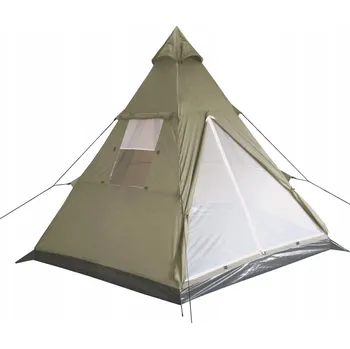 Stan MFH Kempingový Stan TIPI PYRAMIDA pro 3 osoby, olivový