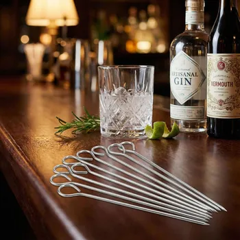 Nerezové jehly na závitky PALO 10&nbsp;ks