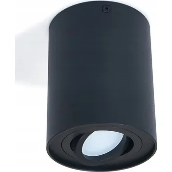 Nástěnné svítidlo Přisazené svítidlo TUBE kulaté černé