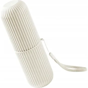 Elektrický zubní kartáček AG870C POUZDRO NÁDOBA NA ZUBNÍ PASTU NA KARTÁČEK, UZAVÍRATELNÁ, BÍLÁ