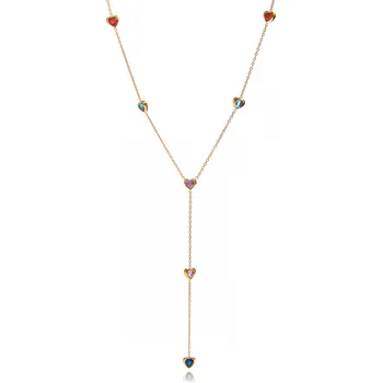 Náhrdelník ELENYS Amoria – pozlacený náhrdelník 18K žluté zlato Délka: 56+5 cm / max. 61 cm