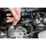 Vigor V2821 , Sada krátkých ráčnových očko-plochých klíčů | 8–19 mm | 12dílná