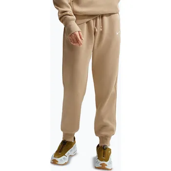 Dámské kalhoty Dámské kalhoty Nike Sportswear Phoenix Fleece Mid-Rise linen/sail