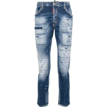 Pánské džíny DSQUARED2 Skater Blue rifle S Modrá