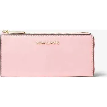 Peněženka MICHAEL KORS dámská kožená peněženka Jet Set Travel růžová