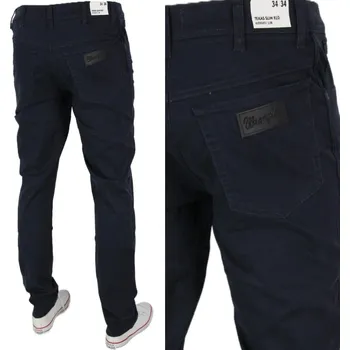 Pánské džíny Wrangler Texas Slim džíny rovného střihu "Dark Navy" - W 38 L34