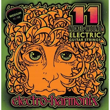 Struna pro kytaru a smyčcový nástroj Struny Electro Harmonix Medium s niklovým vinutím, 11-48