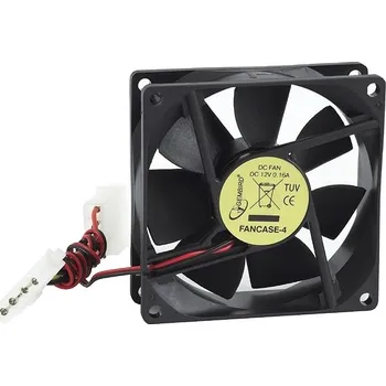 PC ventilátor Ventilátor Gembird FANCASE-4 80 x 80 mm