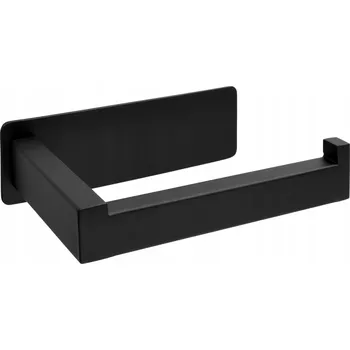 Držák na toaletní papír Gockowiak, kovový, nástěnný, černý