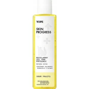 Koupelová kosmetika Yope Skin Progress Sour Fruits micelární sprchový gel 200 ml
