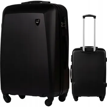 WINGS Cestovní kufr XL STŘEDNÍ tvrdý kufr PROSTORNÝ na 4 kolečkách z ABS