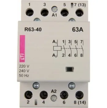 Stykač MODULÁRNÍ STYKAČ R 63-40 230V 4P 63A AC 4NO ETI 002463450