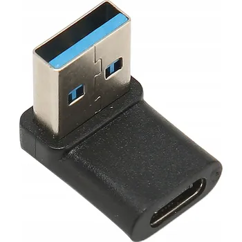 Datový kabel ÚHLOVÝ ADAPTÉR PŘEVODNÍK USB-A (samec) NA USB-C (samice)