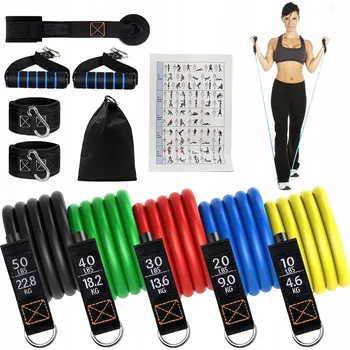5x POSILOVACÍ GUMY WORKOUT BANDS PRO SADA VYSOKÁ KVALITA