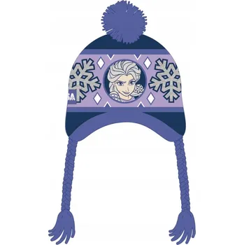 Čepice Zimní Čepice s copem od Elsy a Ledové Království 2 od Anny