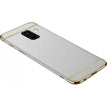 Pouzdro na mobilní telefon Zadní Kryt Pskom pro Samsung Galaxy A5 2018, Galaxy A8 2018 stříbrný