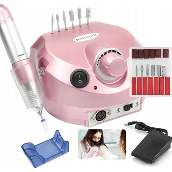 BRUSKA NA NEHTY MANIKÚRA PEDIKÚRA PROFESIONÁLNÍ VÝKONNÁ sada fréz